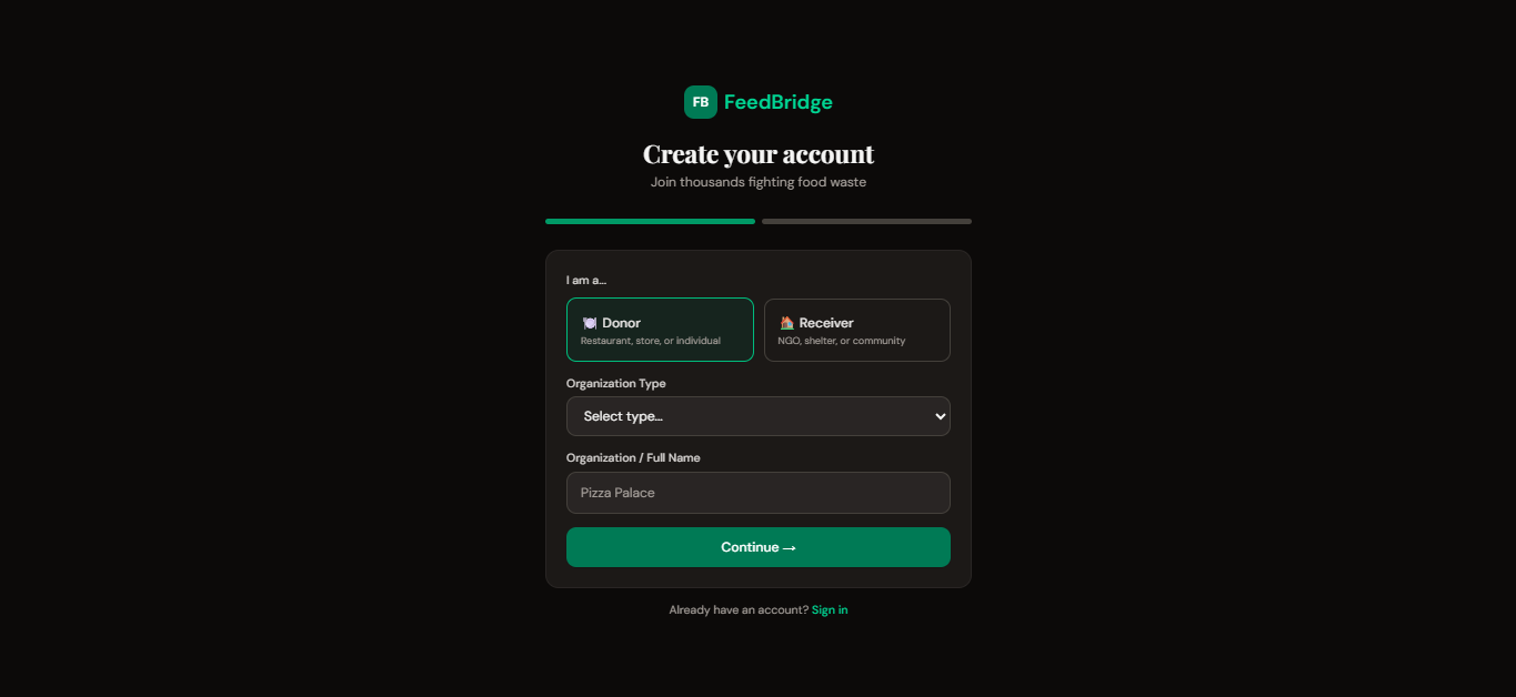 Food Redistribution Platform